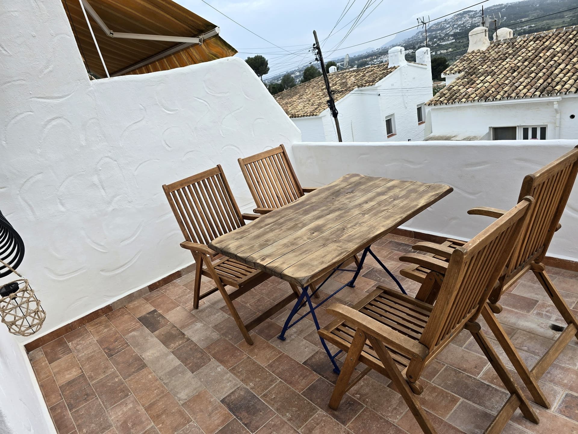 Terraza con vistas a Moraira — Casa Luca